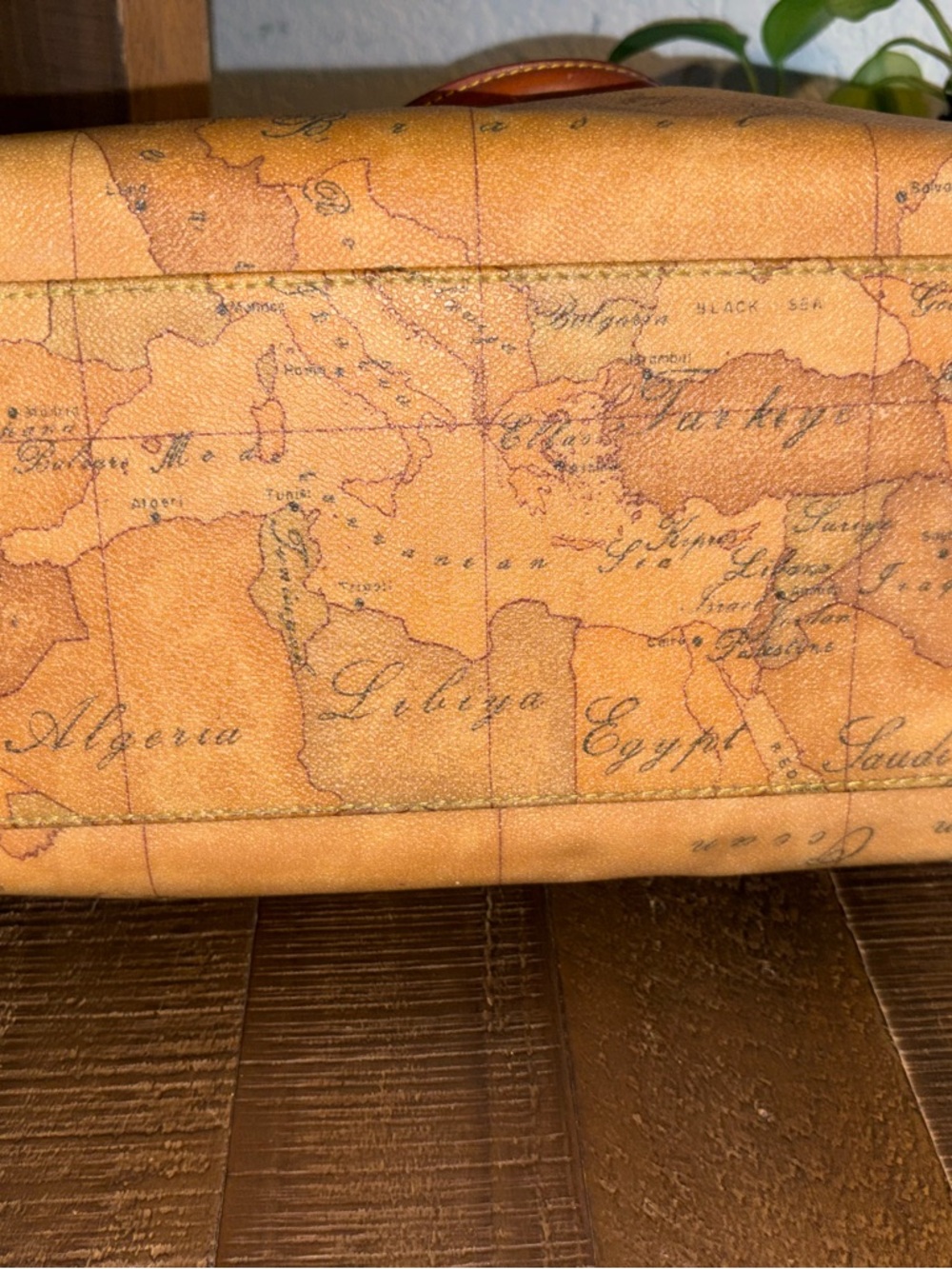 SOLD unlisted - Alviero Martini 1ª Classe Geo Map Travel Duffle & Matching Bag - Picture 12 of 13